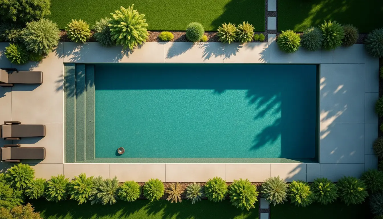 Natural swimming pool design with native aquatic plants and crystal clear chemical-free water in UK garden